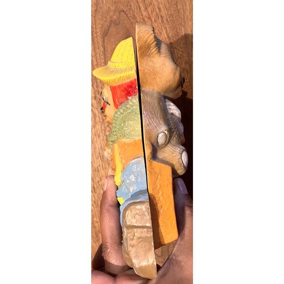 Vintage Plastic Clown And Teddy Bear Wall Hanging Frankie's Designs 85- Set of 2 - Picture 8 of 8